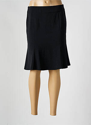 Jupe mi-longue coupe évasée noir VERTIGO femme