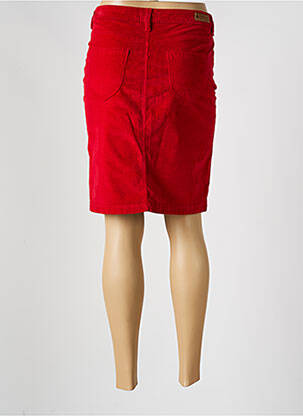 Jupe mi-longue stretch rouge IMPAQT femme