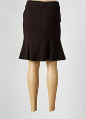 Jupe mi-longue marron VERTIGO pour femme seconde vue