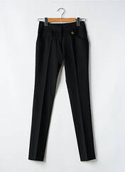 Pantalon slim noir E.LOCO pour femme seconde vue