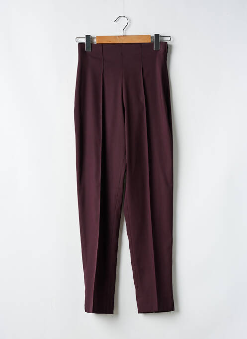 Pantalon slim taille élastique taille normale violet LAUREN VIDAL femme