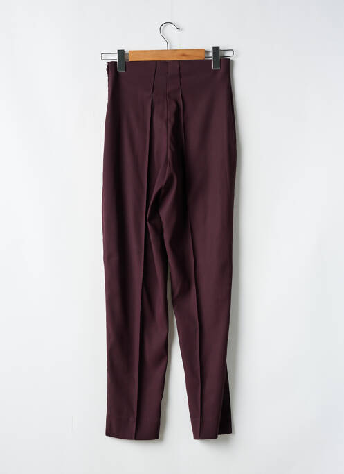 Pantalon slim taille élastique taille normale violet LAUREN VIDAL femme