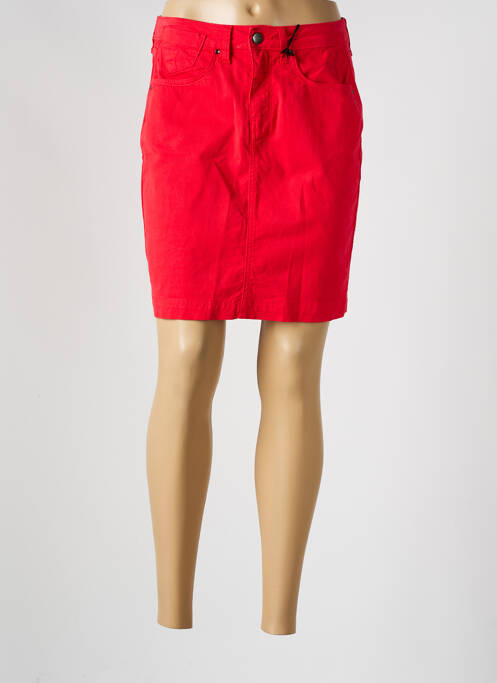 Jupe courte poches rouge IMPAQT femme