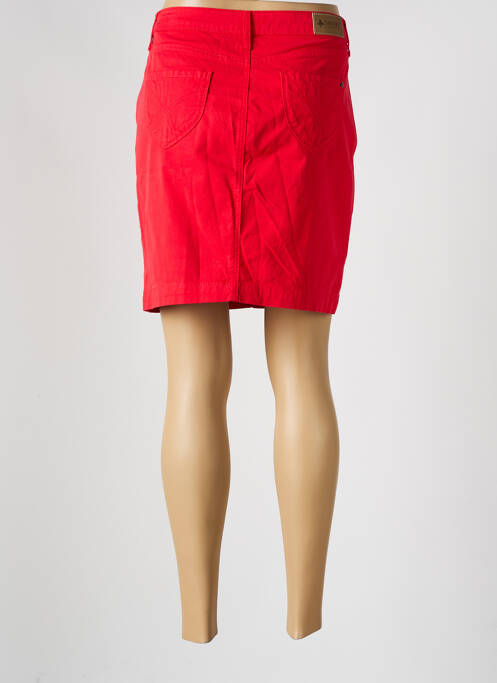 Jupe courte poches rouge IMPAQT femme