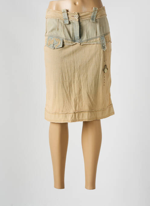 Jupe mi-longue marron ELISA CAVALETTI pour femme