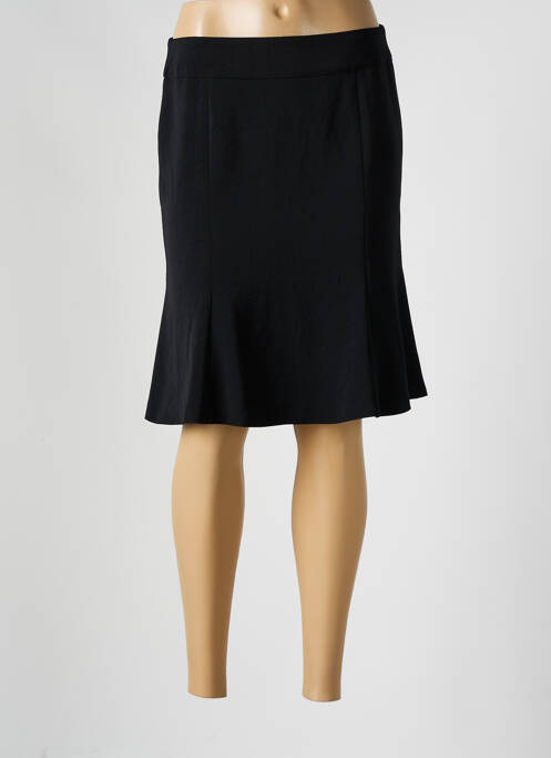 Jupe mi-longue noir VERTIGO pour femme