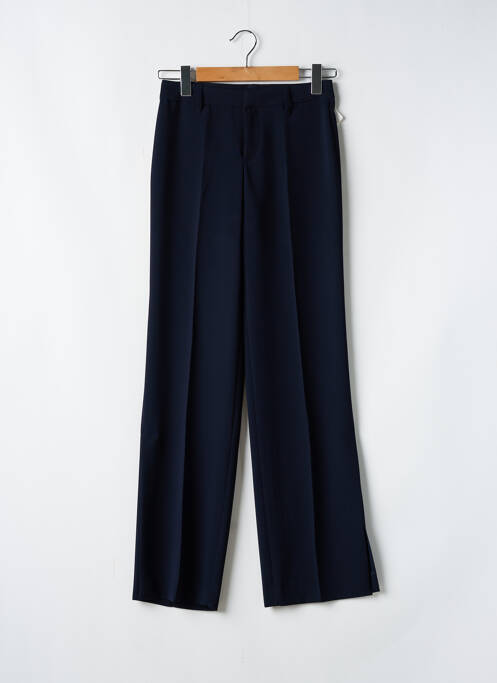 Pantalon droit bleu VERTIGO pour femme