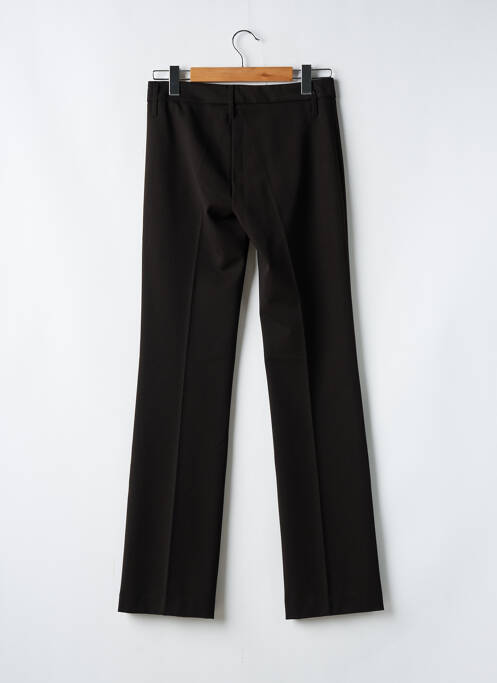 Pantalon droit stretch taille normale noir VERTIGO femme