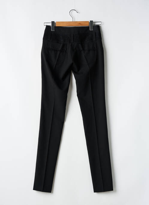 Pantalon slim noir E.LOCO pour femme
