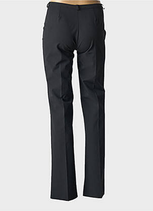 Pantalon flare taille à pinces taille haute noir LA FEE MARABOUTEE femme
