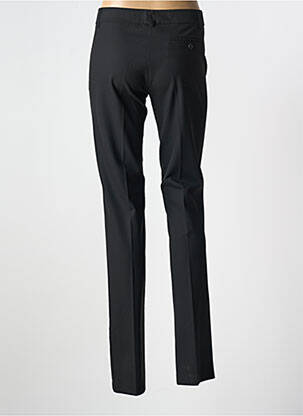Pantalon droit taille à pinces taille haute noir VERTIGO femme
