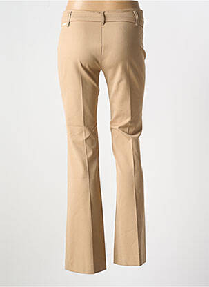 Pantalon flare taille basse taille basse beige VERTIGO femme
