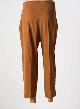 Pantalon 7/8 taille haute taille haute marron LAUREN VIDAL femme