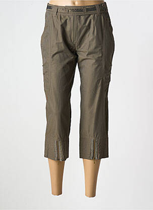 Pantacourt vert POUSSIERE D'ETOLE pour femme