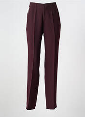 Pantalon droit violet VERTIGO pour femme seconde vue
