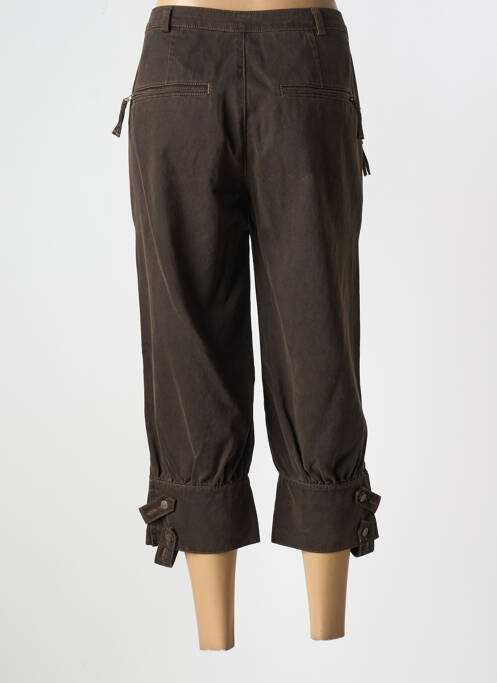 Pantacourt marron ET COMPAGNIE femme