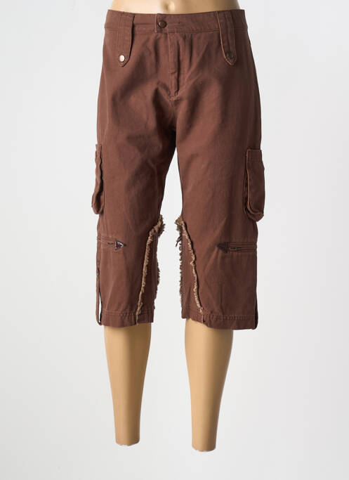 Pantacourt marron ET COMPAGNIE pour femme