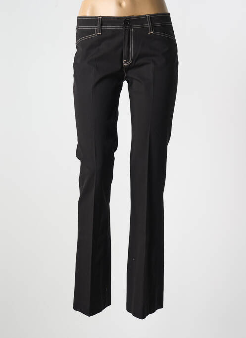 Pantalon droit noir VERTIGO pour femme