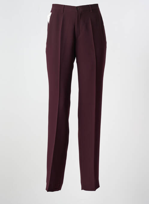 Pantalon droit violet VERTIGO pour femme