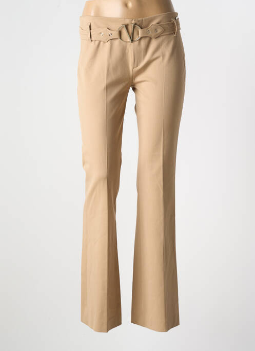 Pantalon flare beige VERTIGO pour femme