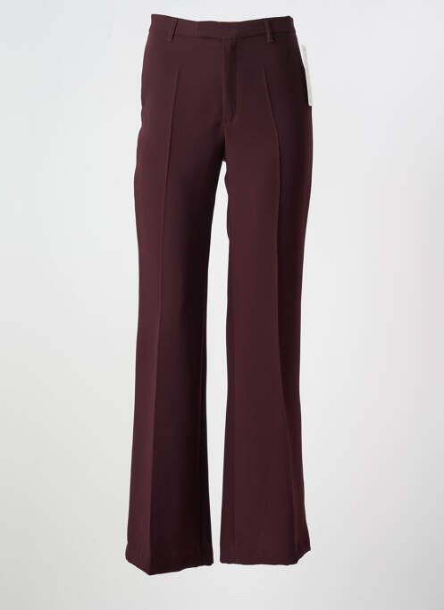 Pantalon flare rouge VERTIGO pour femme