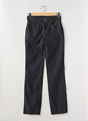Pantalon slim tissage popeline taille normale noir SALT & PEPPER femme