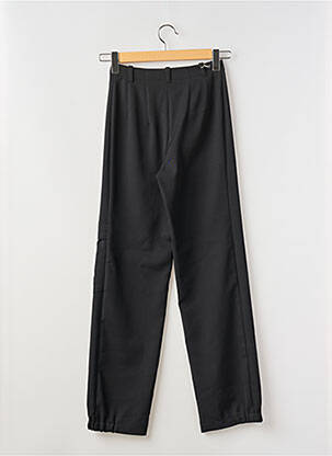 Pantalon droit taille à pinces taille haute noir ROSA ROSAM femme