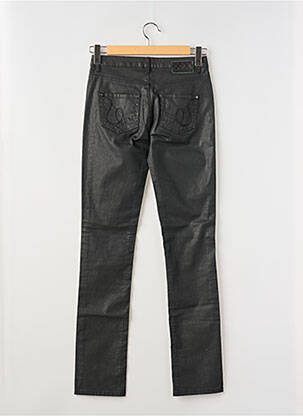 Pantalon slim taille basse taille basse noir ONE STEP femme