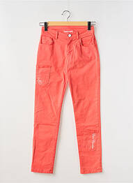 Jeans coupe slim stretch taille normale orange ELISA CAVALETTI femme