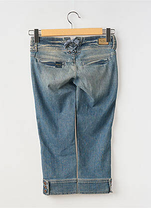 Pantacourt stretch taille basse bleu PEPE JEANS femme