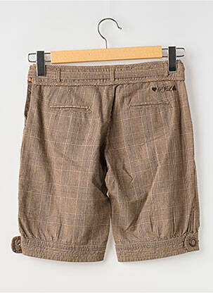Bermuda taille à pinces taille normale marron PEPE JEANS femme