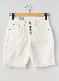 Bermuda slim taille normale blanc CREAM femme
