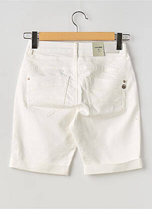Bermuda taille normale taille normale blanc CREAM femme