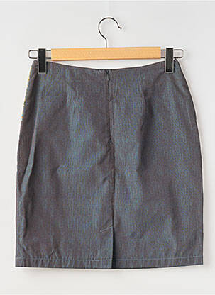 Jupe courte poches bleu KURAH KURAH femme