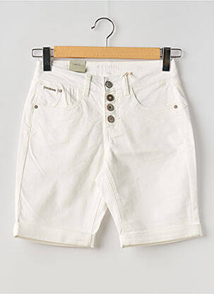 Bermuda blanc CREAM pour femme