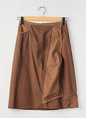 Jupe mi-longue marron SOLOLA pour femme seconde vue