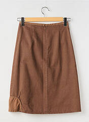 Jupe mi-longue marron SOLOLA pour femme seconde vue