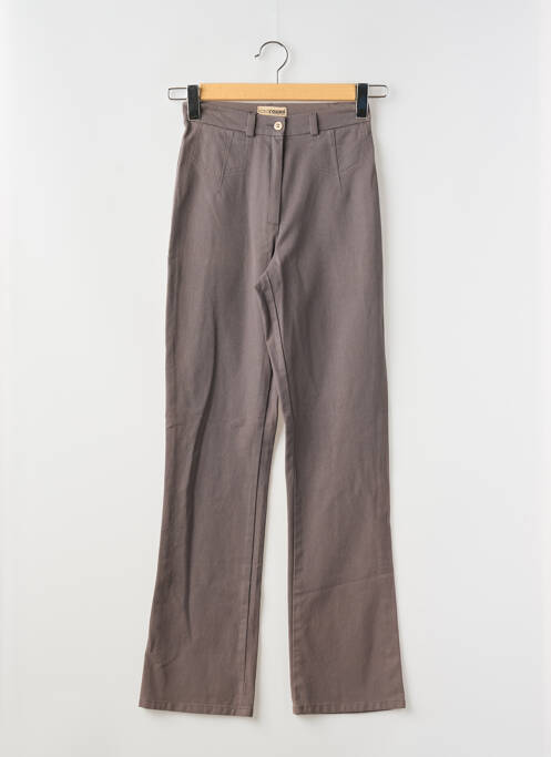 Jeans bootcut taille haute taille haute gris ROSA ROSAM femme