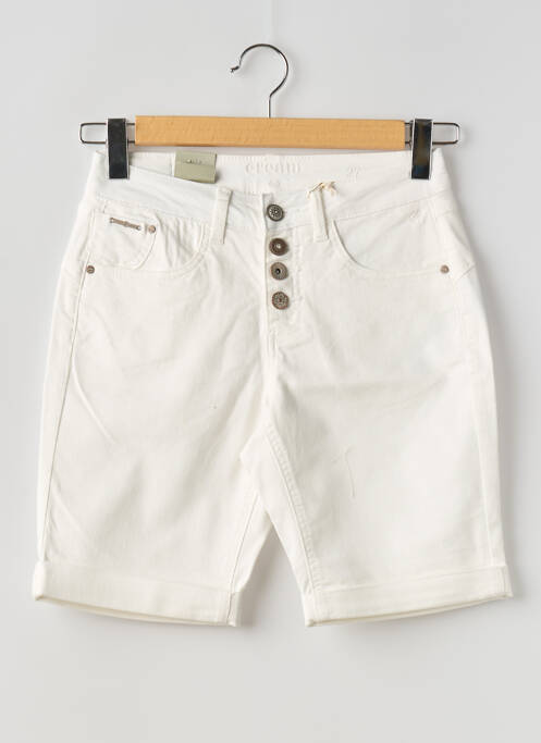 Bermuda blanc CREAM pour femme