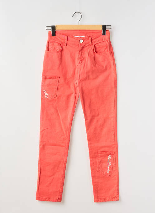 Jeans coupe slim orange ELISA CAVALETTI pour femme