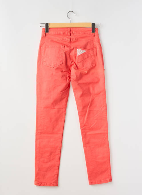 Jeans coupe slim orange ELISA CAVALETTI femme