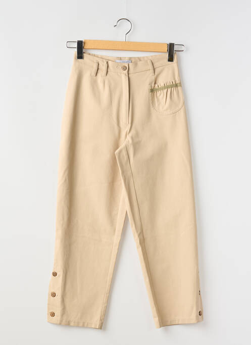 Pantalon 7/8 beige ROSA ROSAM pour femme