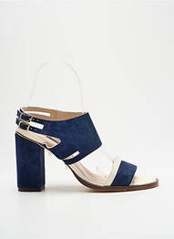 Sandales/nu pieds talon bottier talon de 7 à 9cm bleu PARALLELE femme