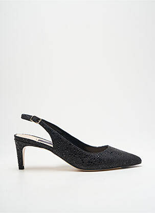 Escarpins tissage satiné talon de 4 à 6cm noir PARALLELE femme