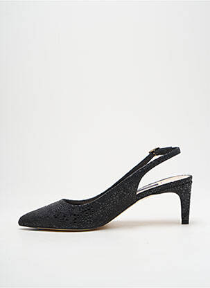 Escarpins tissage satiné talon de 4 à 6cm noir PARALLELE femme