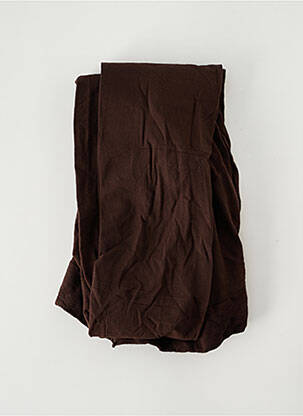 Legging taille élastique marron ONE STEP femme
