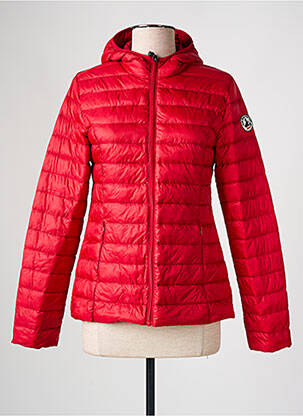 Doudoune poches a capuche rouge JOTT (JUST OVER THE TOP) femme