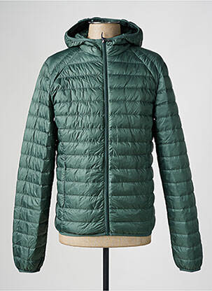 Doudoune manches longues a capuche vert fonce JOTT (JUST OVER THE TOP) homme