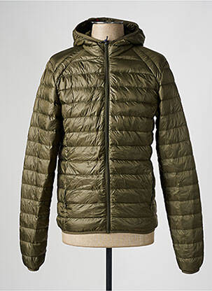 Doudoune manches longues a capuche vert fonce JOTT (JUST OVER THE TOP) homme