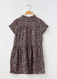 Robe mi-longue manches courtes manches courtes noir MINI MOLLY fille